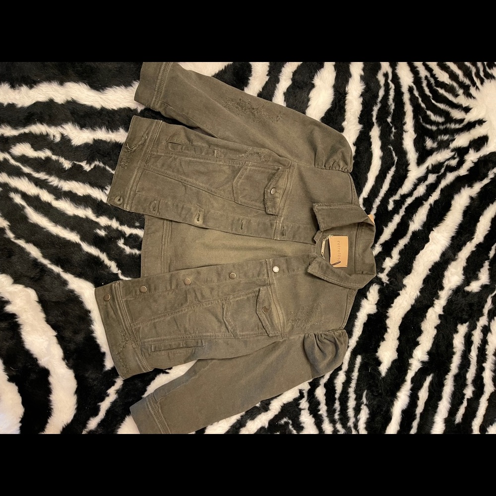 retrofete ada army green jacket new with tags